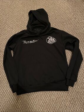 Civilized "Give Me My Flowers" Graphic Hoodie - Black - Size 2XL Rare Size